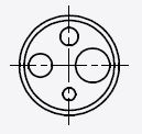 Adapter sleeve, diameter: 27,7mm x length: 150mm; inner bore 1: 3.5mm, inner bore 2: 5mm, inner bore 3: 6.5mm, inner bore 4: 9.5mm, Brass material: CW603N (2.0375)