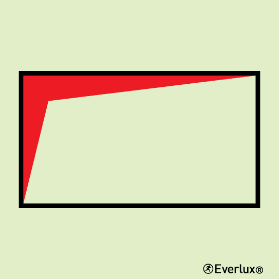 Photoluminescent self-adhesive vinyl 200x200mm High expansion foam supply trunk