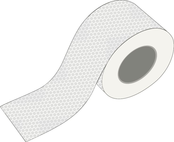 SOLAS Refletive tape 45.72mX50mm SOLAS Retro-reflective tape - Type II