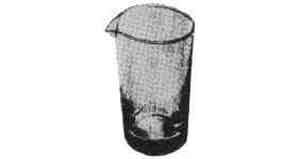 171331 COCKTAIL GLASS WITH STRAINER, 85MM DIAM