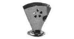 171462 NAPKIN PAPER HOLDER STAINLESS, 122X140MM FOR HAND FOLDED