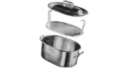 171970 FISH KETTLE ALUMINIUM, 500X240X220MM