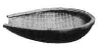 173241 BASKET BAMBOO RICE, SIDE-CUTTING 490X430X130MM