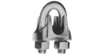 230831 WIRE CLIP MALLEABLE BLACK, 1/8"