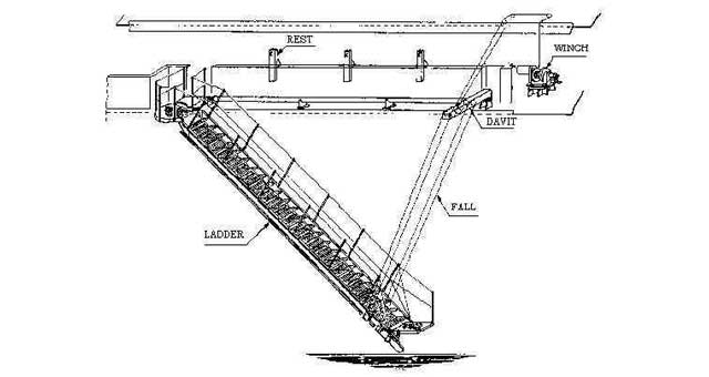 232081 LADDER ACCOMMODATION ALUMINIUM, ALLOY WITH FURTHER DETAIL 