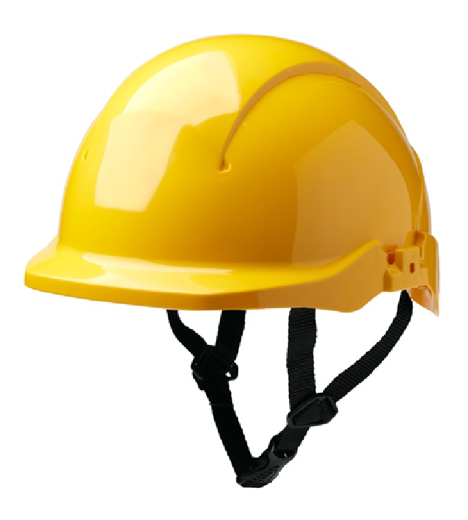HELMET REDUCED PEAK RATCHET, NON-VENTED STANDARD RED