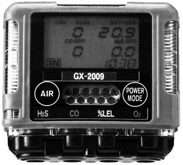 330520 MONITOR MULTI TOXIC GAS, PERSONAL RIKEN GX-2009