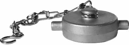 333206 CAP HOSECOUPLING BRASS PIN LUG, 1-1/2" THREAD 9TPI FEMALE 
