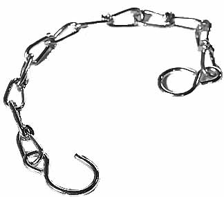 333426 CHAIN & S-HOOK FOR HOSE, COUPLING STEEL L:30CM SM736100 