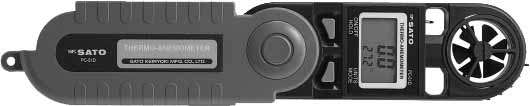 ANEMOMETER DIGITAL INTEGRATED,  VANE 1.1-20M/S