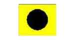 371519 FLAG SIGNAL LETTER 4'X 6' "I"