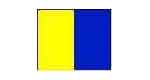 371521 FLAG SIGNAL LETTER 4'X 6' "K"