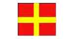 371528 FLAG SIGNAL LETTER 4'X 6' "R"