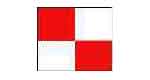 371531 FLAG SIGNAL LETTER 4'X 6' "U"