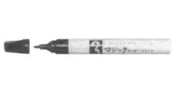 FELT MARKER PEN MEDIUM THICK, RED