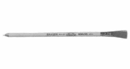 TYPEWRITER ERASER RUBBER, STICK-TYPE WITH BRUSH