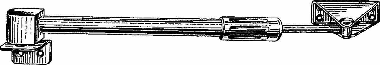 492432 DOOR STAY WITH SET-SCREW, STEEL #5825