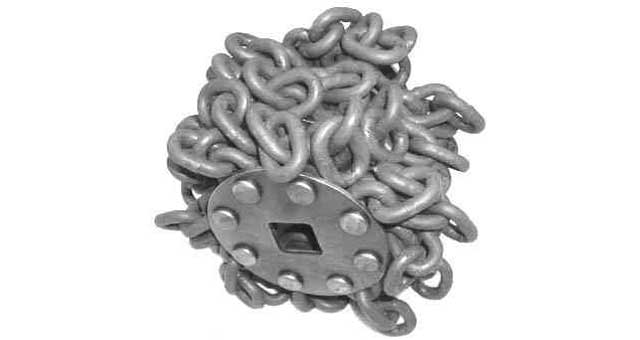 591237 CHAIN DRUM DISPOSABLE FOR, SCALING MACHINE RUSTIBUS 1200   