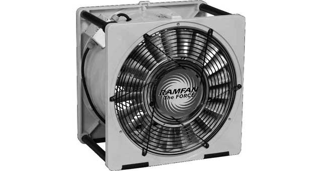 591502 BLOWER/EXHAUSTER ELEC EFI150, 16" 3,200 CFM 1/2HP 115V/230V