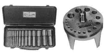 613056 PUNCHING TOOL SET DIES & TABLE, 6-38MM 16'S