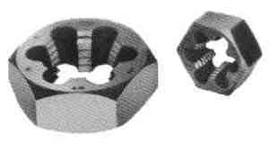 632101 DIE RETHREADING HEXAGON METRIC, COARSE M3.0XP0.50MM C. STEEL