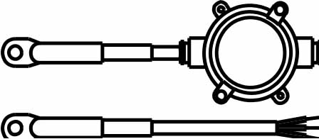 652556 THERMOMETER RESISTANCE GM, VULCANIZED W/RUBBER 1806 GM  
