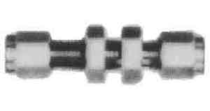 734411 UNION BULKHEAD STAINLESS STEEL, FLARELESS 6MM