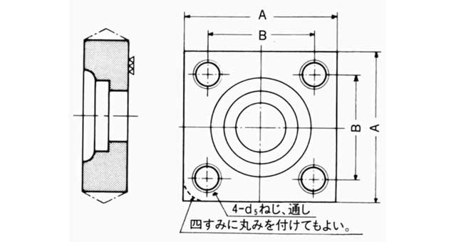 734831 FLANGE SQUARE PIPE WELDING, SOCKET HEAD CAP SCREW SSB 15MM 