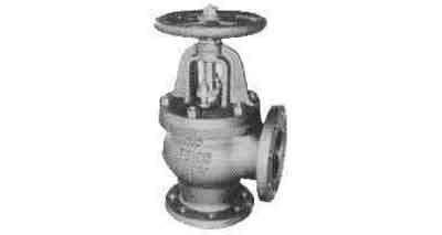 750216 ANGLE VALVE CAST-IRON FLANGED, F7306 5KG-50MM