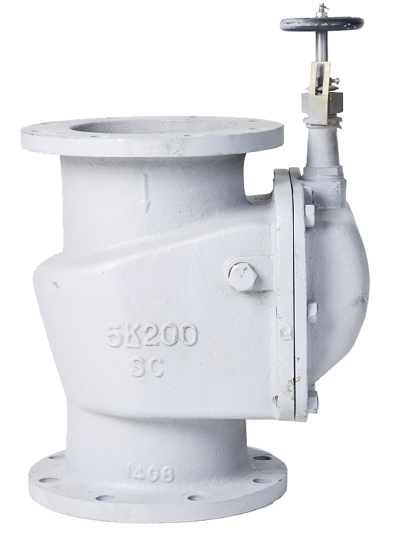 754229 STORM VALVE VERTICAL TYPE, W/HANDLE CAST STEEL 10K 50MM