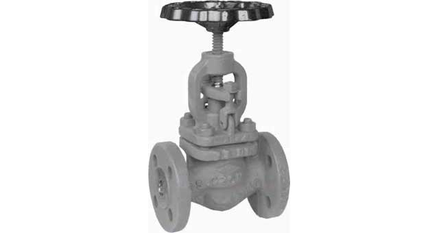 GLOBE VALVE DIN CAST STEEL 398, FLANGED PN16 STRAIGHT DN 25