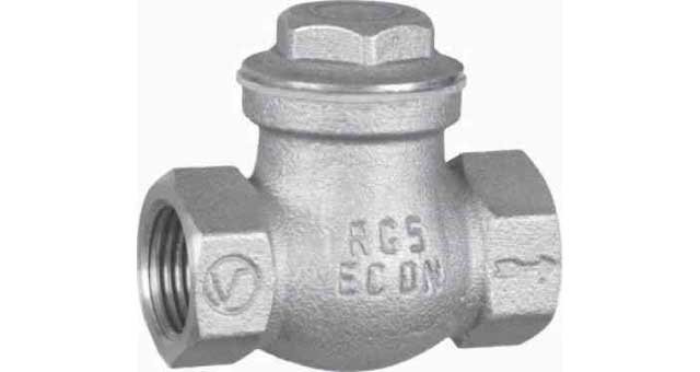755771 CHECK VALVE DIN BRONZE SCREWED, SWING TYPE #505BR 3/8"