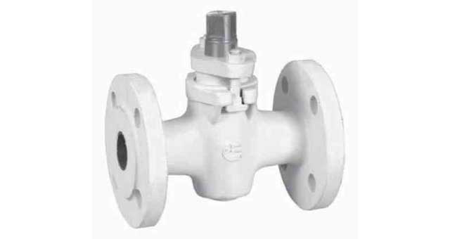 756171 PLUG VALVE DIN CAST IRON, FLANGED PN10 2-WAY #52BKP DN15