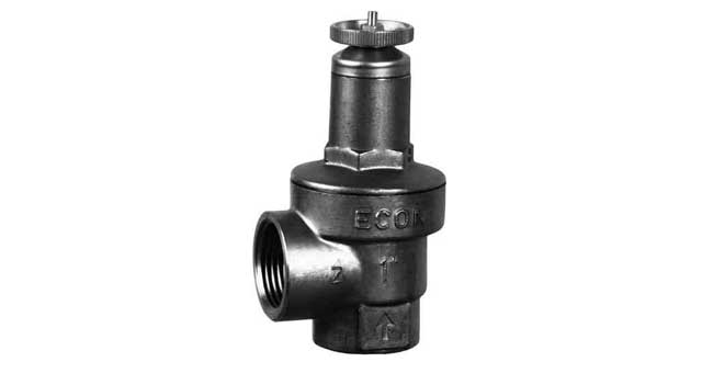 757021 SAFETY VALVE DIN BRASS SCREWED, W/DIAPHRAGM #527 1/2"