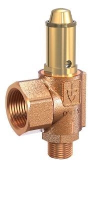 757070 VALVE SAFETY GUNMETAL #851SGK, DIN 0.5-25 BAR G1/2" & 1/2"