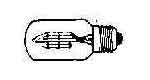 790407 LAMP NAVIGATION TUBULAR, E-27 24V 26CD