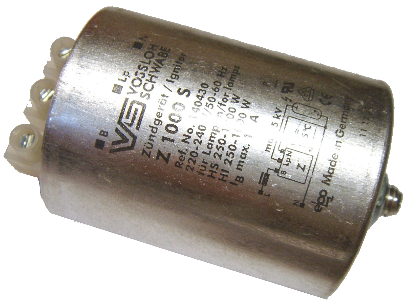 791222 IGNITOR SUPERIMPOSE ELECTRONIC, FOR 400W HS LAMP Z 400M 