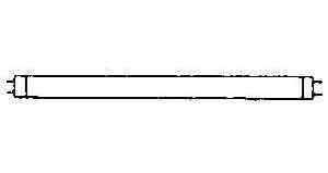 791441 LAMP FL RAPID START COOL WHITE, FLR-20SW 20W 32.5X580MM