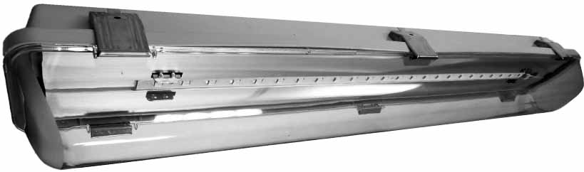 791951 LIGHT CEILING FLUORESCENET LED, 110-240V 10WX2 50/60HZ 3 PHASE