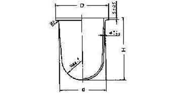 792071 GLASS GLOBE FLANGE TYPE F90A