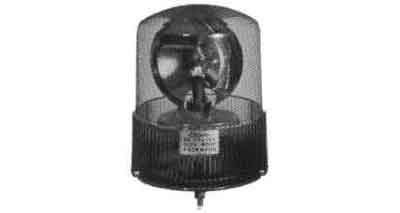 792191 ROTARY LIGHT WARNING RED, DC 12V 40W POLYCARBONATE