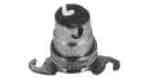 793524 LAMP HOLDER EUROPEAN BRASS, BA-15D WITH 2-MOUNTING LUG