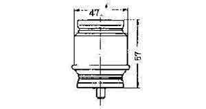 793931 FUSE DIN TYPE DIAZED TIME-LAG, R2 AC500V 125A 