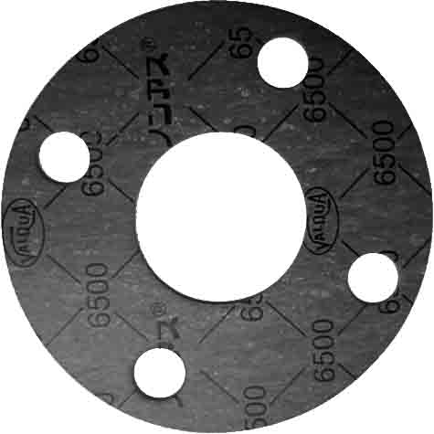 811871 GASKET FLANGE RUBBER V6500 N/A, FULL FACE 5KGF/CM2 1.5MM 15A
