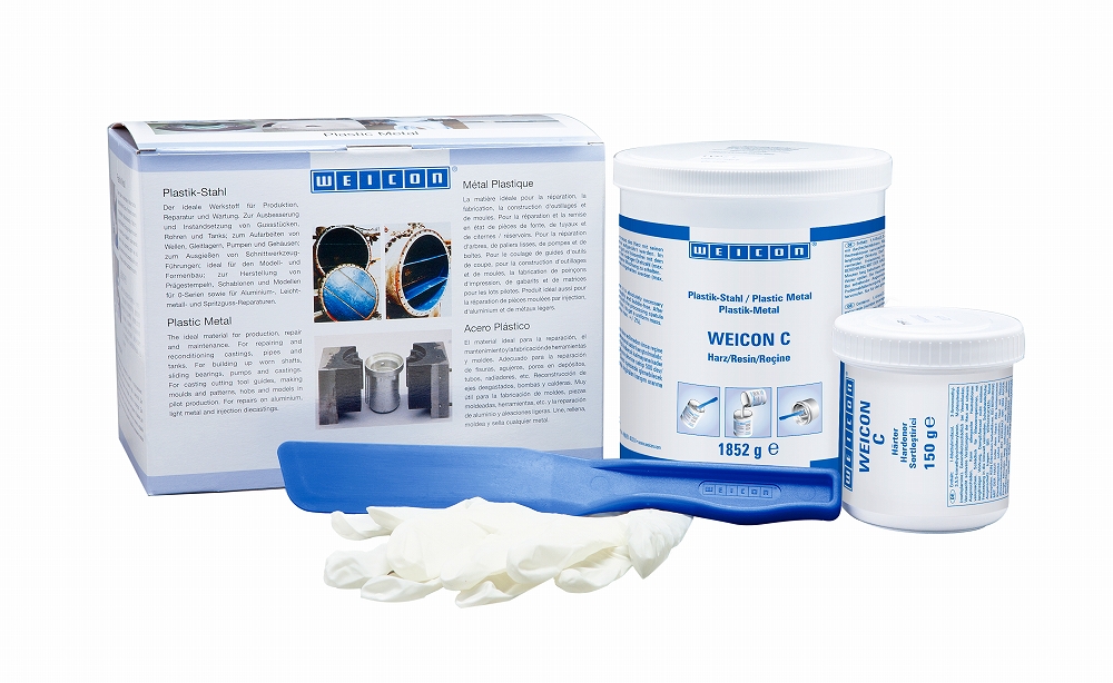 812904 ALUMINIUM FILLED LIQUID, WEICON C 2.0KG