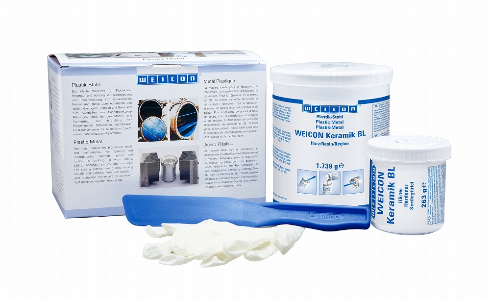 812938 MINERAL FILLED BRUSHABLE, LIQUID WEICON CERAMIC BL 2.0KG