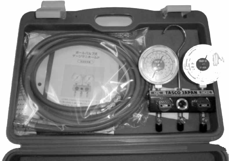 850345 MANIFOLD GAUGE REFRIG GAS 1/4, FOR R-22 