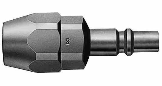 850375 QUICK COUPLER PLUG FOR OXYGEN, FLARED END 5MM ID HOSE S22PN 