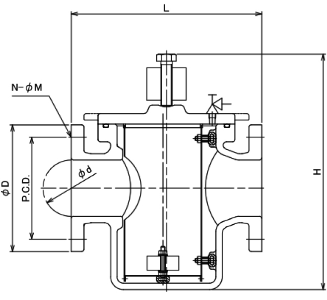 872001 WATER FILTER CAN CASTING STEEL, NOM DIA 25MM