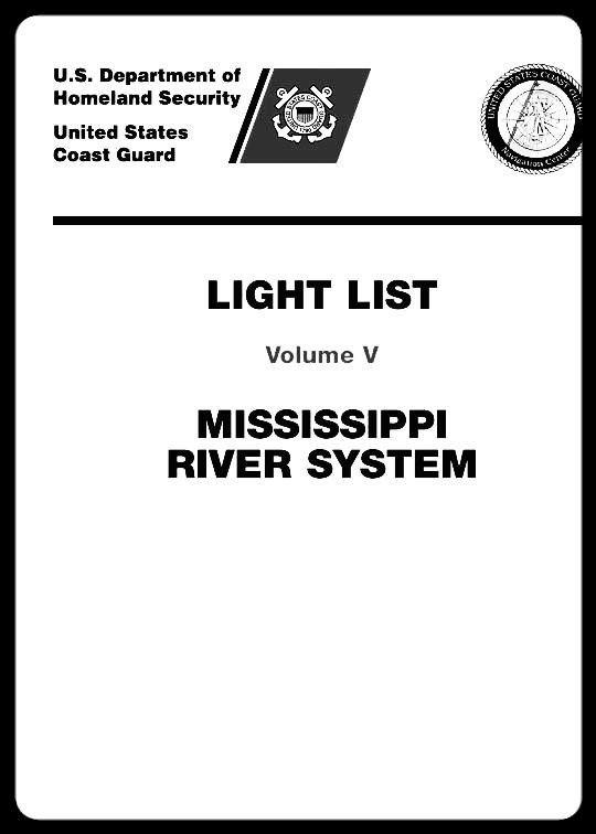 USCG Light List Vol. 5 Mississippi River System